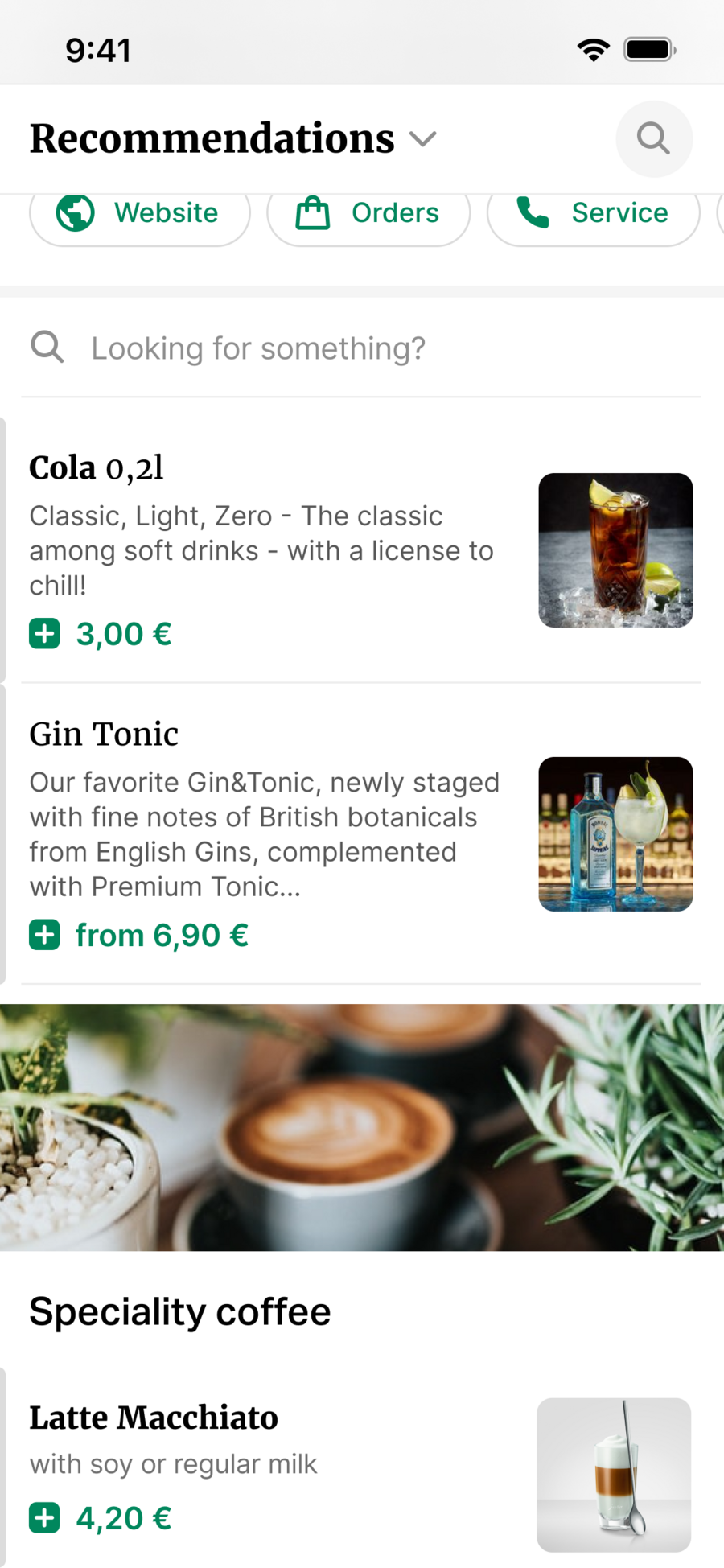 Ein Screenshot aus der SO'USE-App